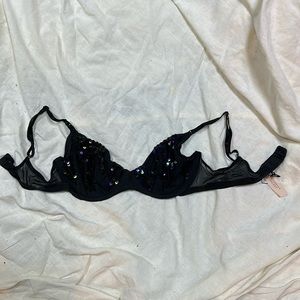 NWT black sequin Victoria’s Secret bra